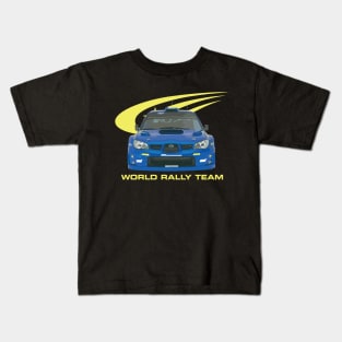 wrc PETTER SOLBERG champion Car RALLY WORLD TEAM Kids T-Shirt